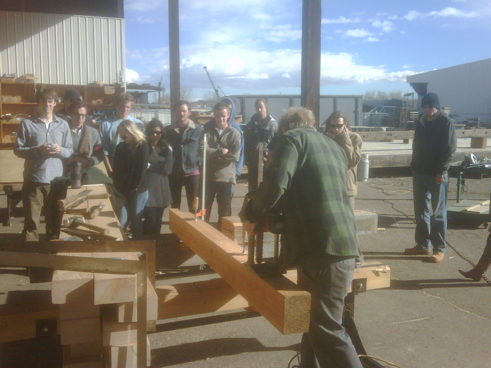 University of Colorado Visits Three Elements Timberworks