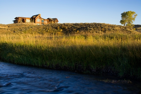 Timber frame Steamboat Springs Colorado Trout Creek Ranch