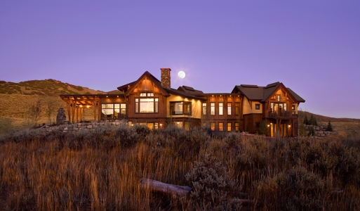 Timber frame Steamboat Springs Colorado Trout Creek Ranch