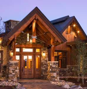 Timber frame Steamboat Springs Colorado Trout Creek Ranch