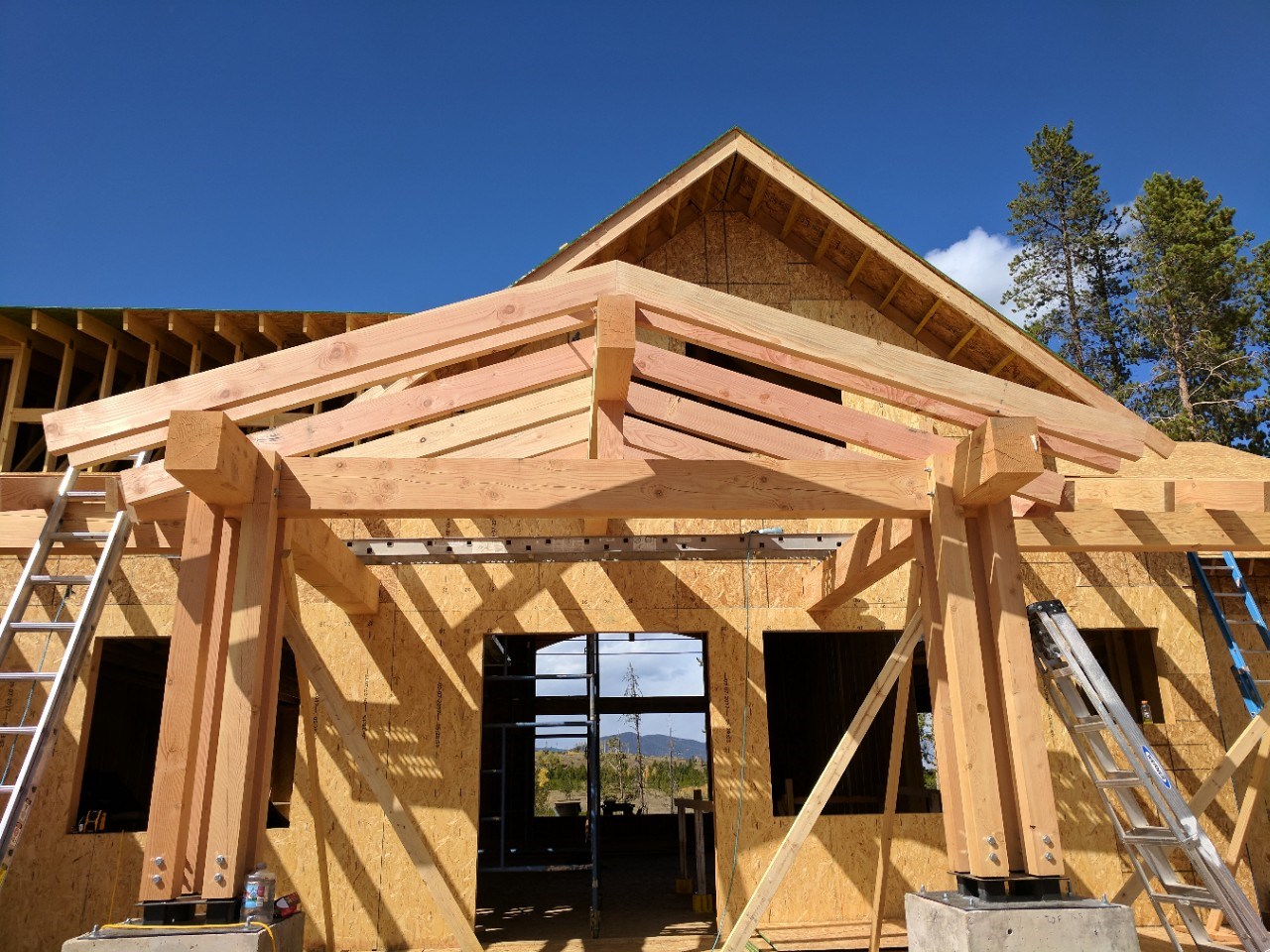 timber frame in Grand County Colorado